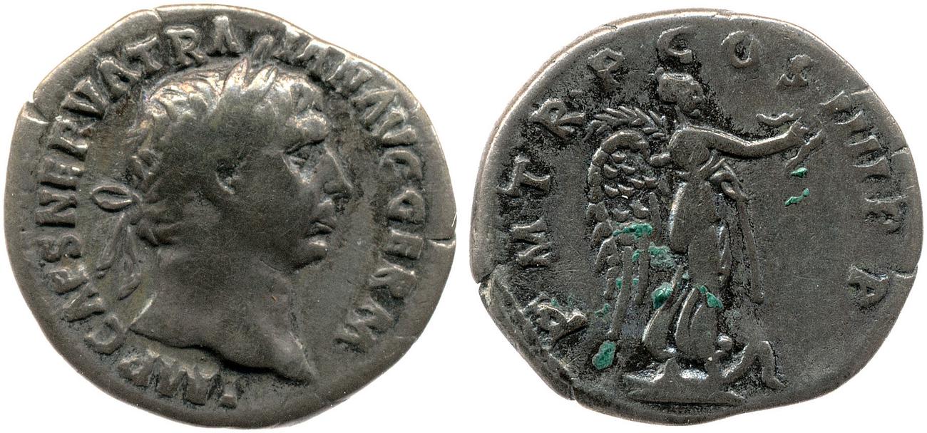 RIC II Trajan 59, аверс, bm