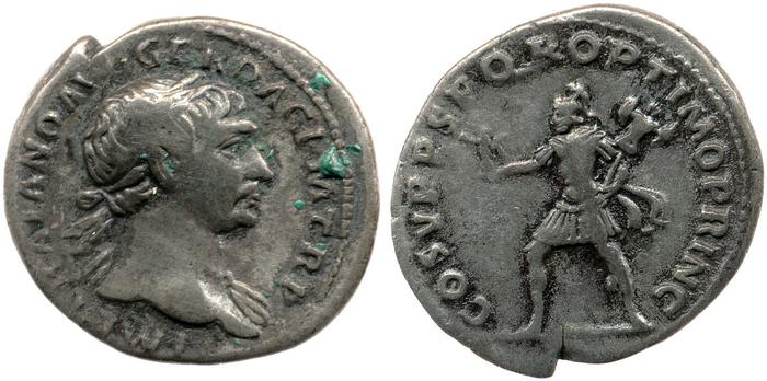 RIC II Trajan 114, реверс, bm