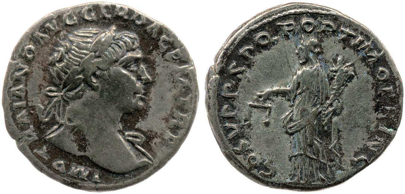 RIC II Trajan 118, аверс, bm