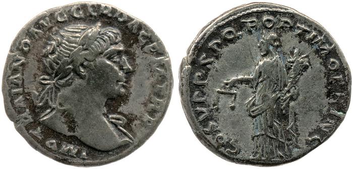 RIC II Trajan 118, реверс, bm