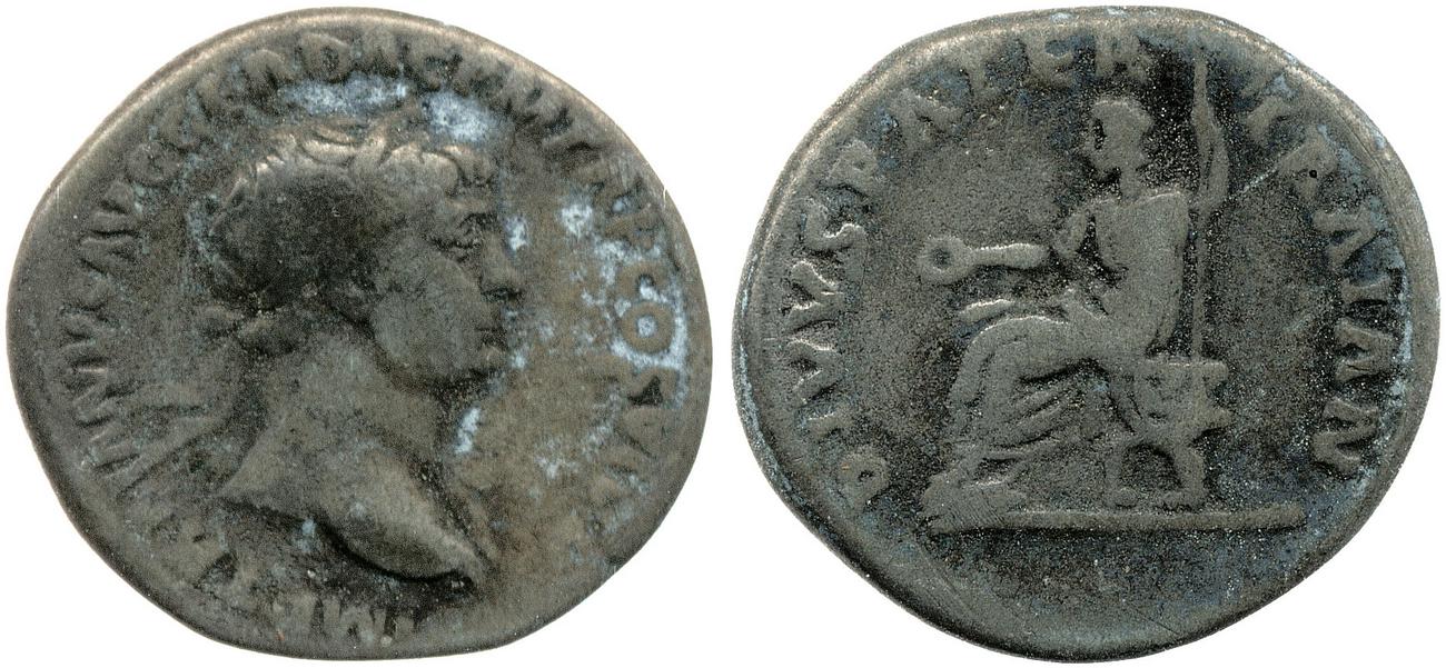 RIC II Trajan 251, аверс, bm