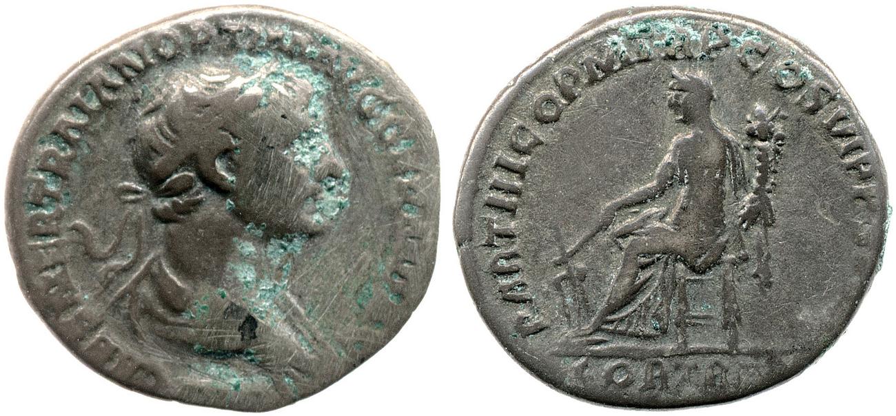 RIC II Trajan 315, аверс, bm