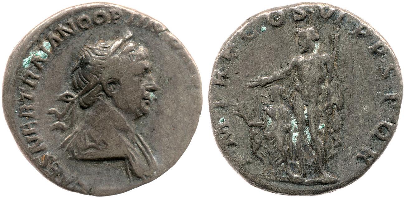 RIC II Trajan 336, аверс, bm