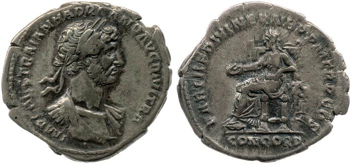 RIC II, Part 3 (second edition) Hadrian 54, реверс, Британский музей