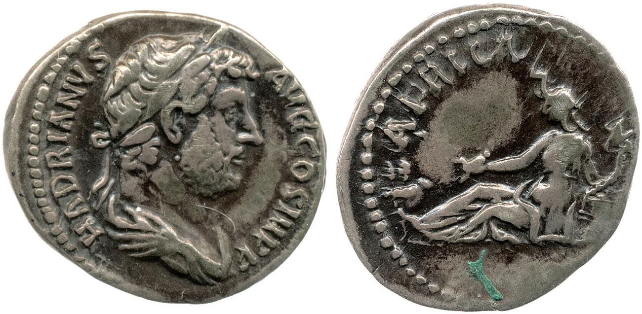 аверс RIC II, Part 3 (second edition) Hadrian 1499