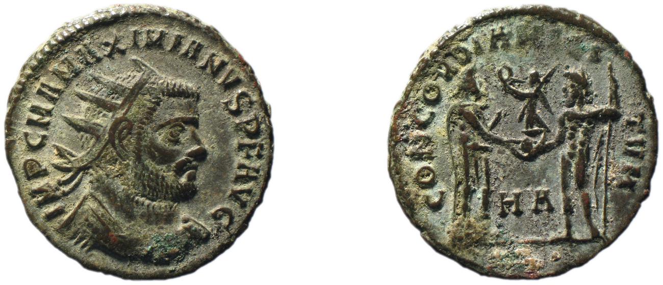RIC VI Heraclea 14, аверс, bm