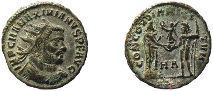 RIC VI Heraclea 14, реверс, bm