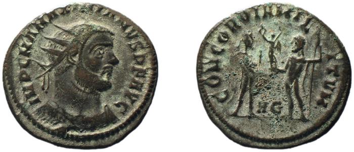RIC VI Heraclea 14, реверс, bm