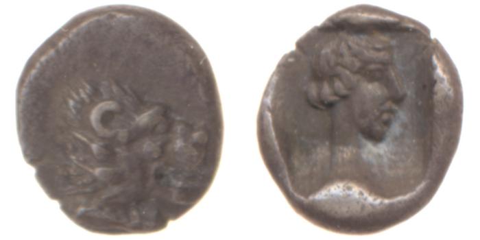 Cnidus Cahn 1970 Series VI, реверс, bm