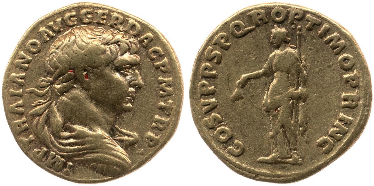 аверс RIC II Trajan 123