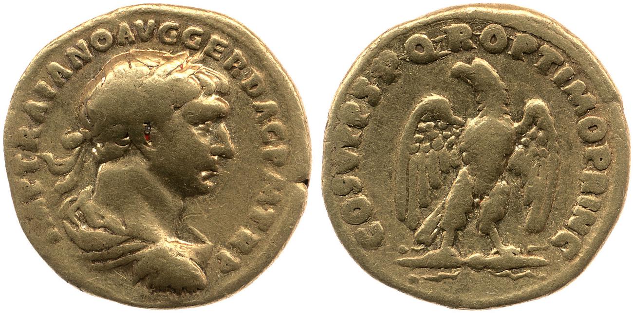 RIC II Trajan 144, аверс, bm
