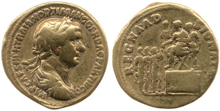 RIC II Trajan 367, реверс, bm