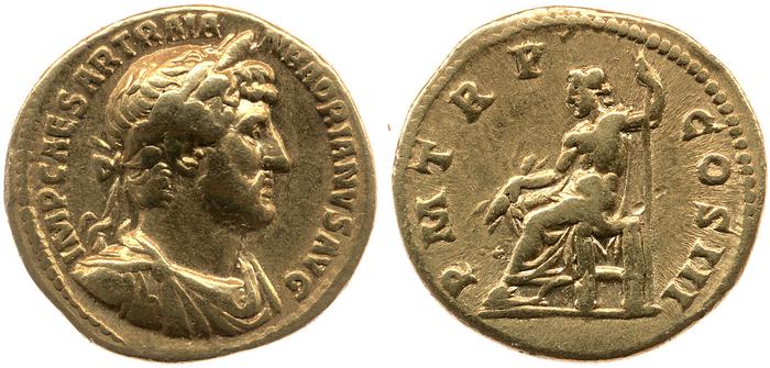 RIC II, Part 3 (second edition) Hadrian 513, реверс, bm
