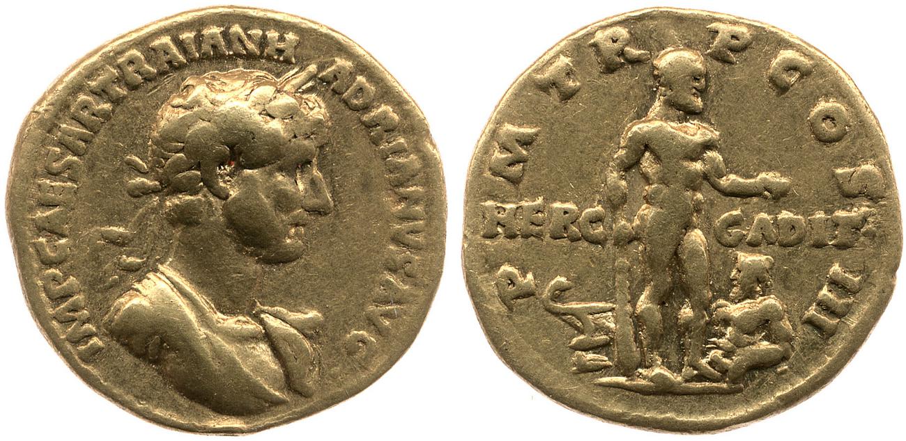 RIC II, Part 3 (second edition) Hadrian 555, аверс, Британский музей