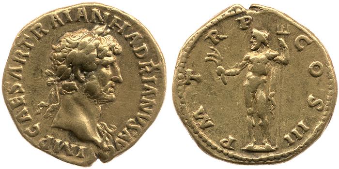 RIC II, Part 3 (second edition) Hadrian 586, реверс, bm