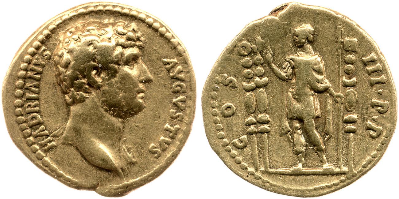 RIC II, Part 3 (second edition) Hadrian 1062, аверс, Британский музей