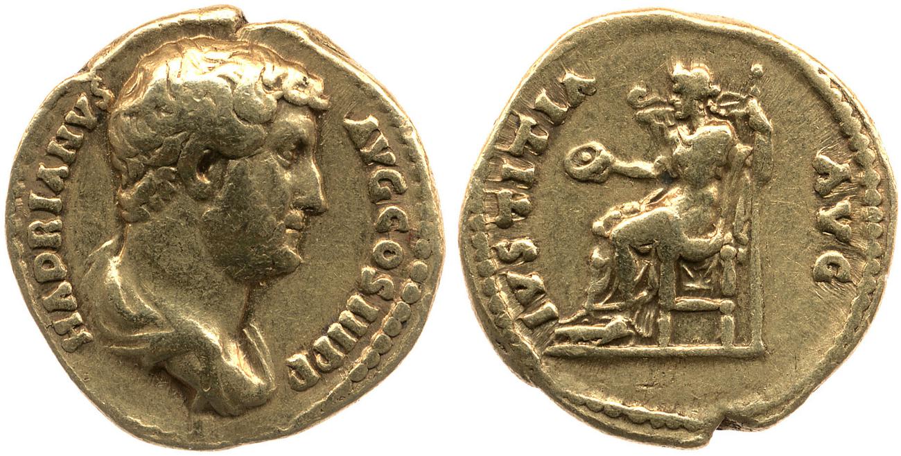 obverse RIC II, Part 3 (second edition) Hadrian 2213