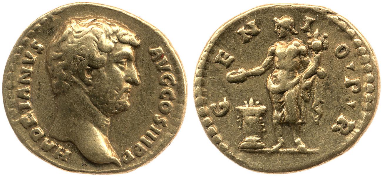 RIC II, Part 3 (second edition) Hadrian 2207, аверс, Британский музей