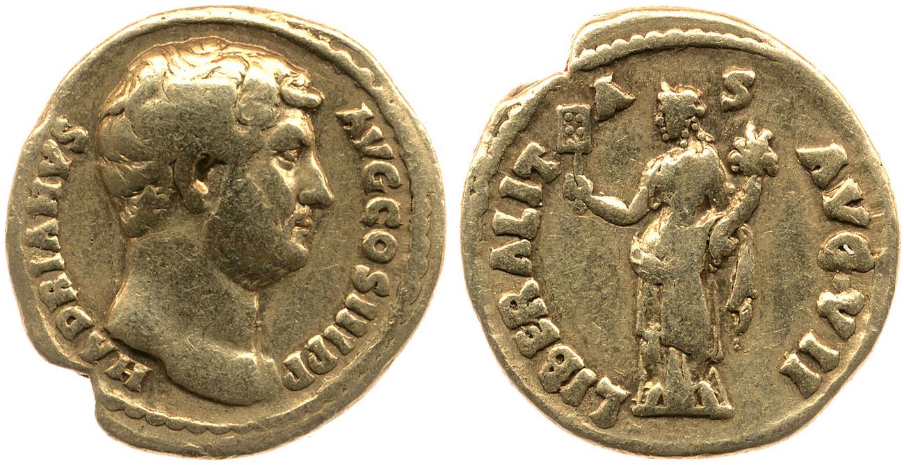 RIC II, Part 3 (second edition) Hadrian 2214, аверс, bm
