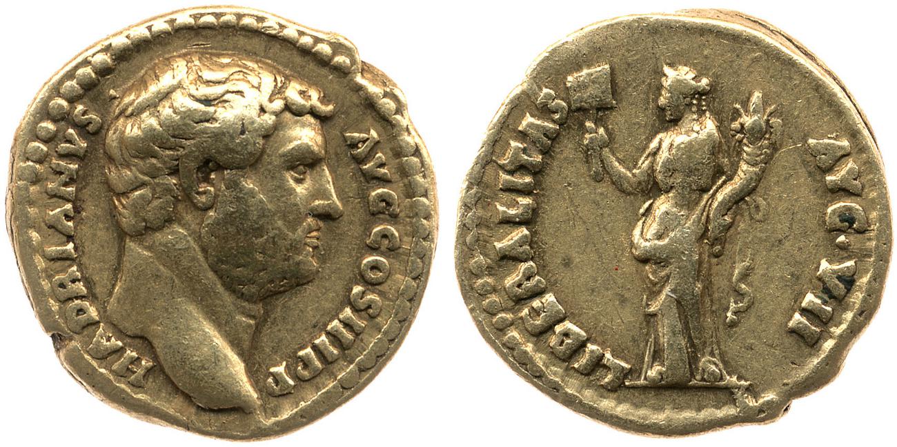 RIC II, Part 3 (second edition) Hadrian 2214, аверс, bm