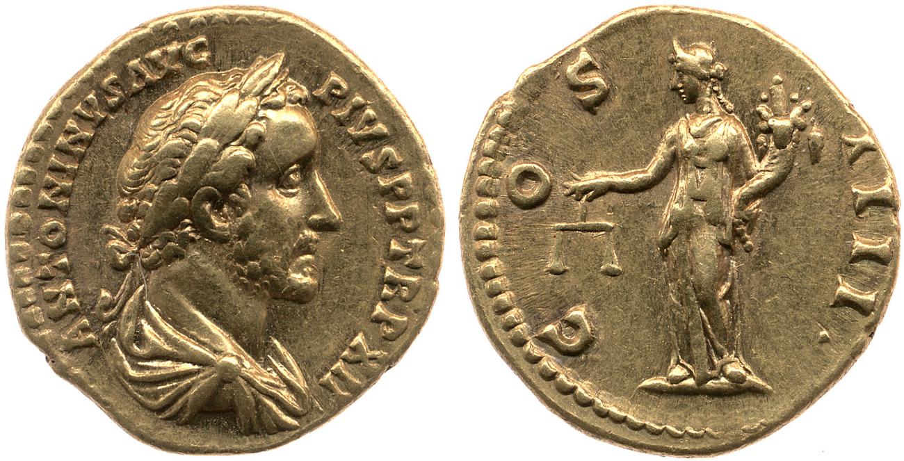 аверс RIC III Antoninus Pius 177f
