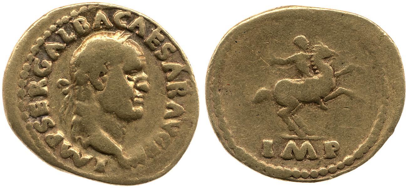 RIC I (second edition) Galba 227, аверс, Британский музей