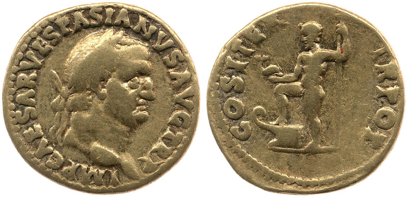 obverse RIC II, Part 1 (second edition) Vespasian 1108