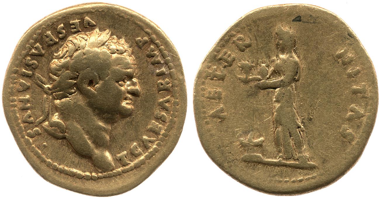 RIC II, Part 1 (second edition) Vespasian 866, аверс, Британский музей