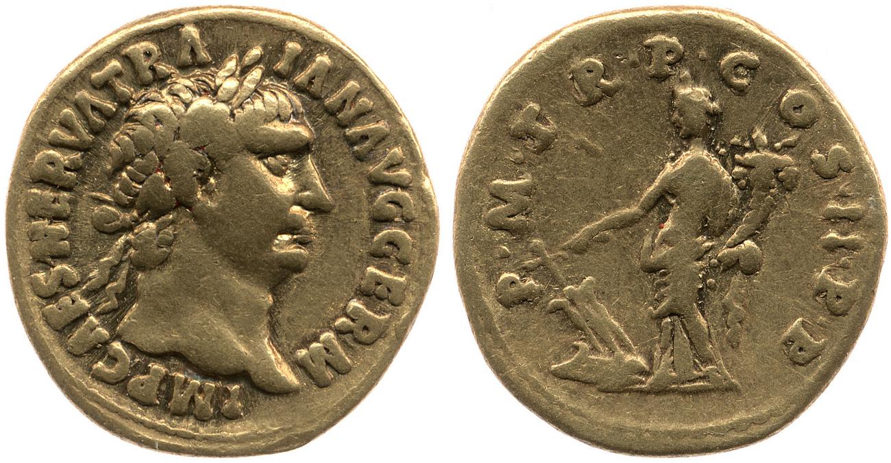 RIC II Trajan 4, аверс, bm