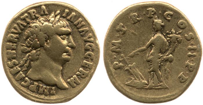 RIC II Trajan 4, реверс, bm