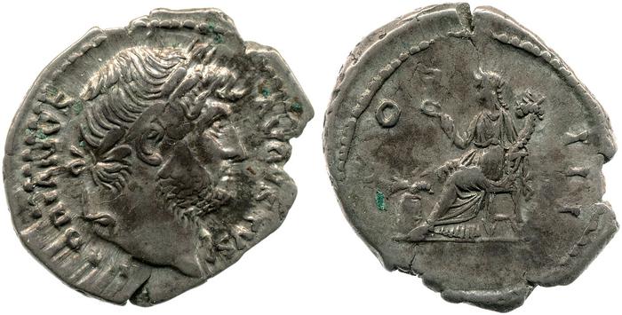 реверс RIC II, Part 3 (second edition) Hadrian 854
