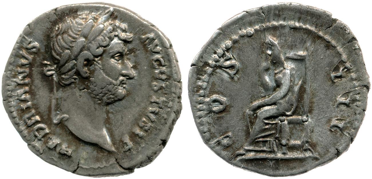 аверс RIC II, Part 3 (second edition) Hadrian 914