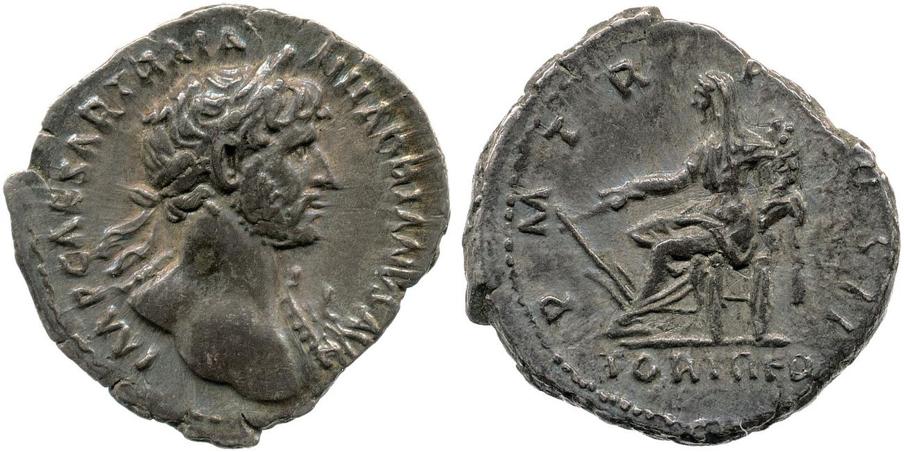 RIC II, Part 3 (second edition) Hadrian 114, аверс, Британский музей