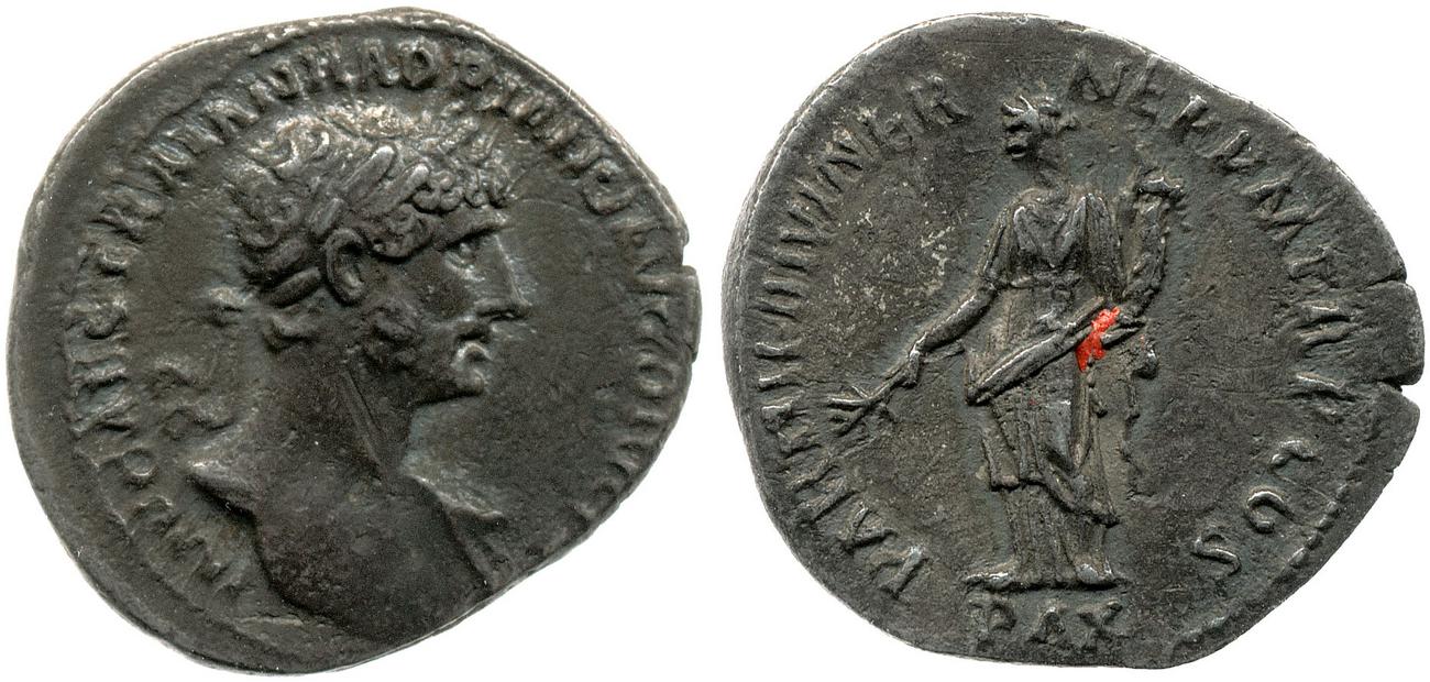 obverse RIC II, Part 3 (second edition) Hadrian 64