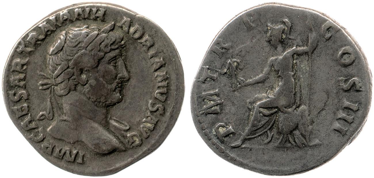 RIC II, Part 3 (second edition) Hadrian 541, аверс, bm
