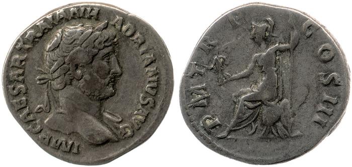 RIC II, Part 3 (second edition) Hadrian 541, реверс, bm