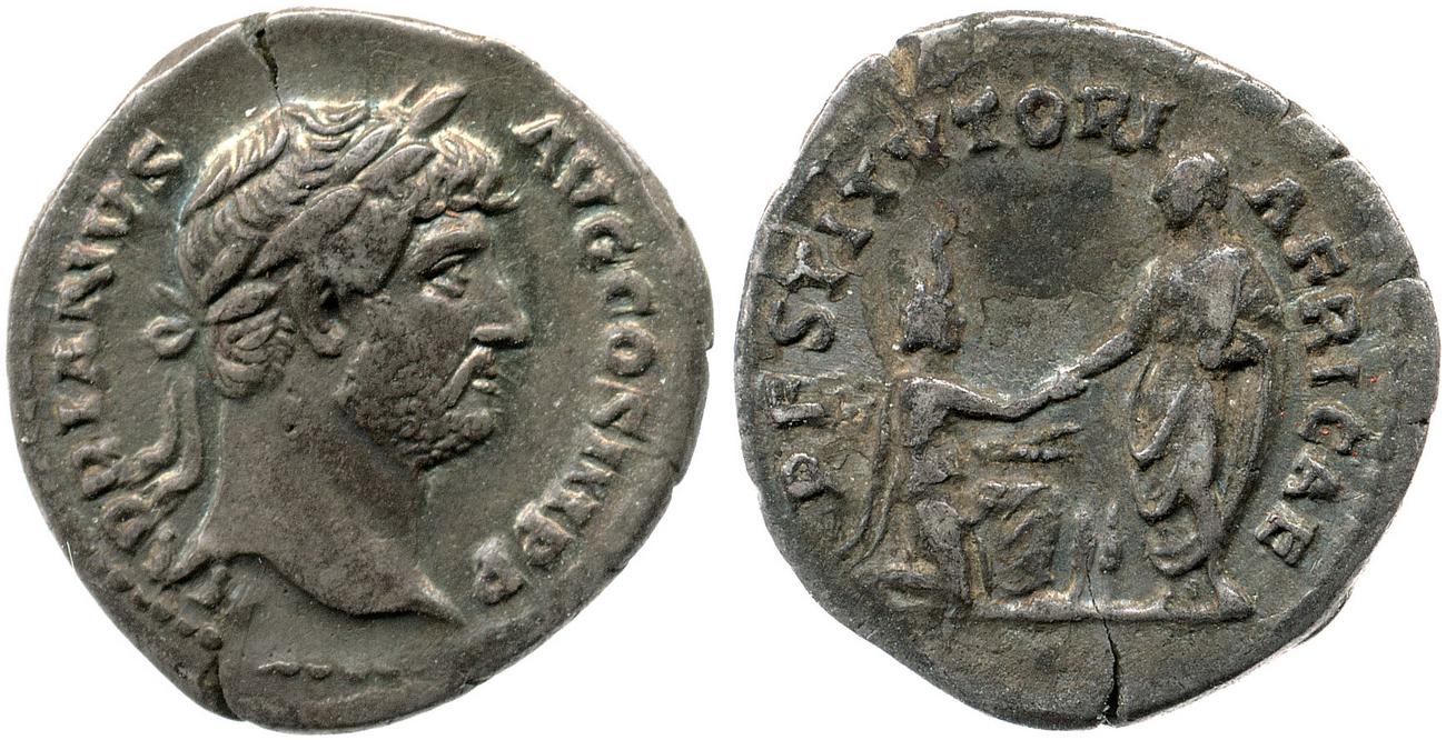 obverse RIC II, Part 3 (second edition) Hadrian 1569