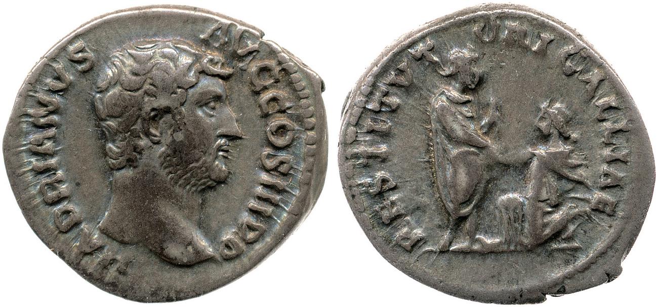 obverse RIC II, Part 3 (second edition) Hadrian 1575