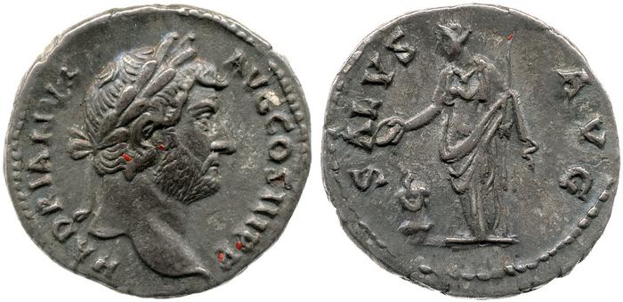 RIC II, Part 3 (second edition) Hadrian 2344, реверс, Британский музей