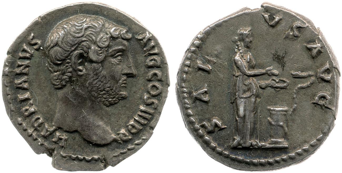 аверс RIC II, Part 3 (second edition) Hadrian 2048