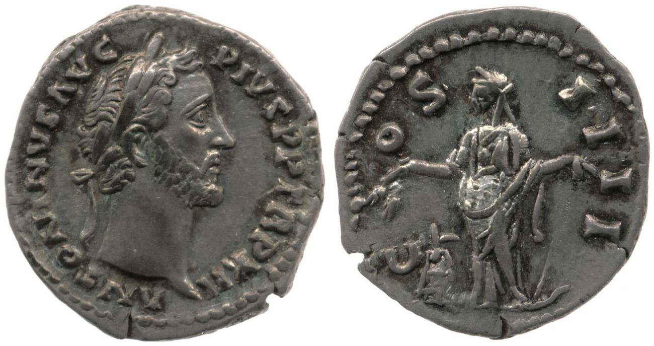 RIC III Antoninus Pius 175, аверс, bm