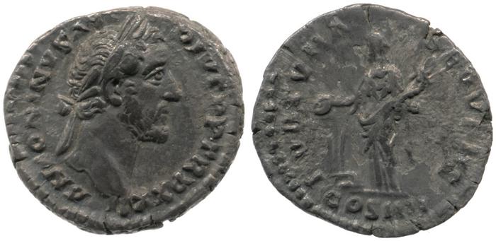 RIC III Antoninus Pius 286a, реверс, Британский музей