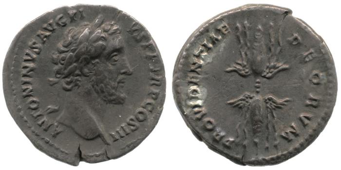 RIC III Antoninus Pius 80a, реверс, bm