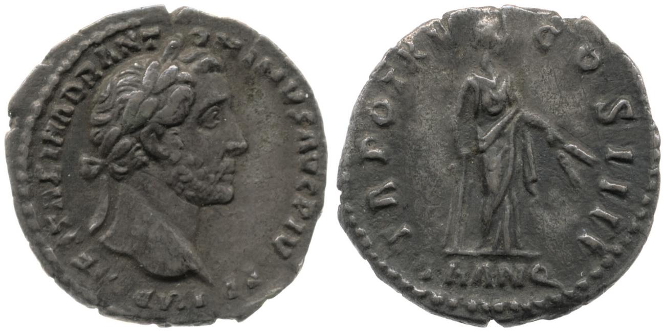 RIC III Antoninus Pius 218, аверс, bm