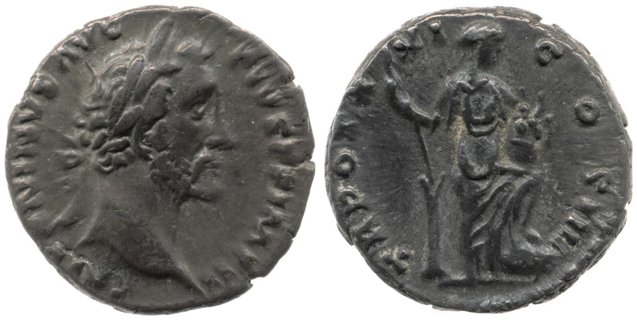 RIC III Antoninus Pius 275, аверс, bm