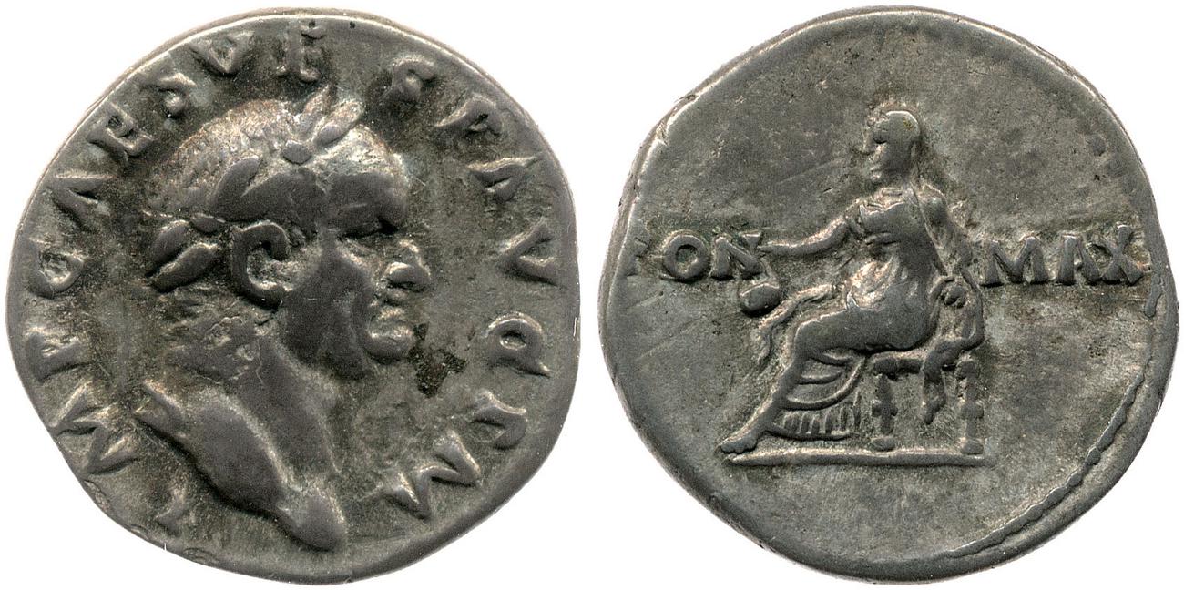 RIC II, Part 1 (second edition) Vespasian 45, аверс, Британский музей
