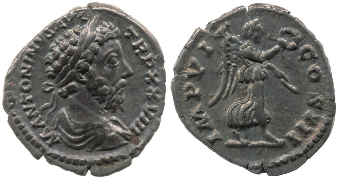 RIC III Marcus Aurelius 288, аверс, Британский музей