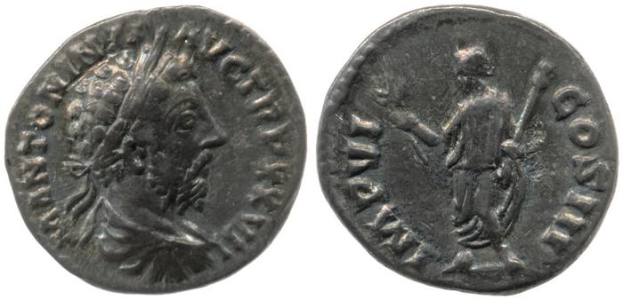 реверс RIC III Marcus Aurelius 283