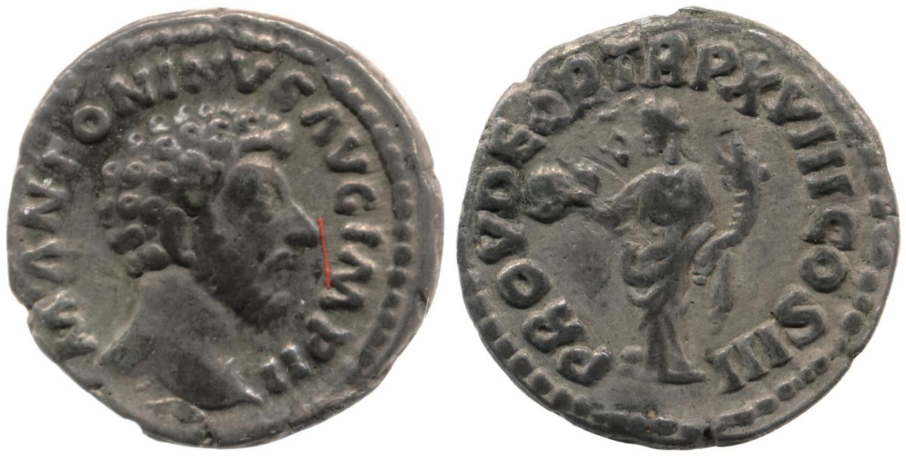 obverse RIC III Marcus Aurelius 95