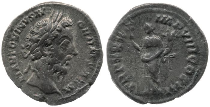 реверс RIC III Marcus Aurelius 356